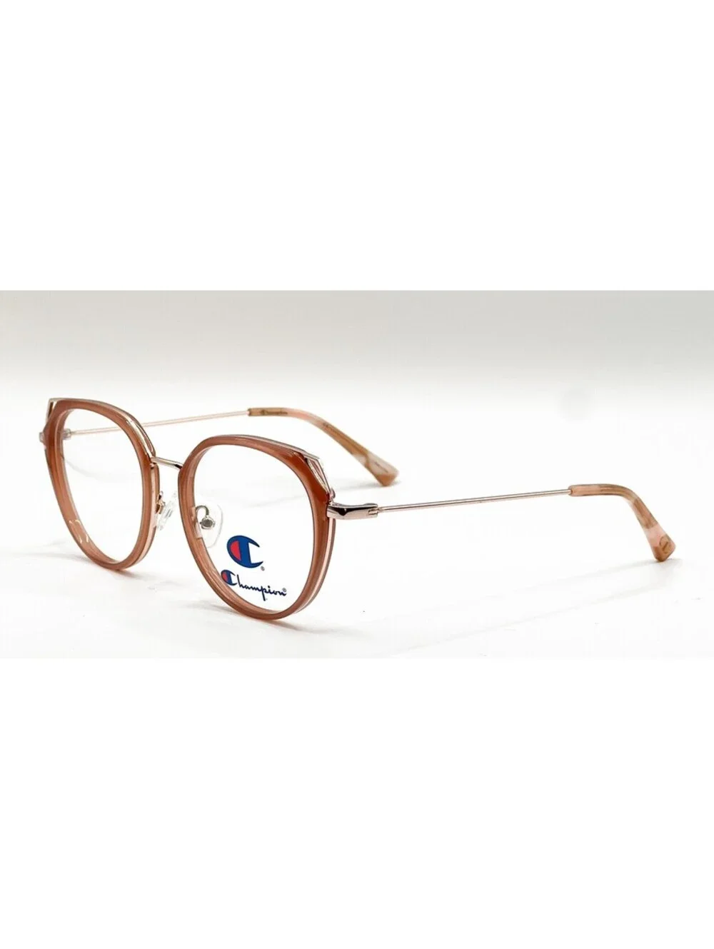 Champion Coco C02 Rose Taupe Gold Round Authentic Eyeglass Frames 51-18-137